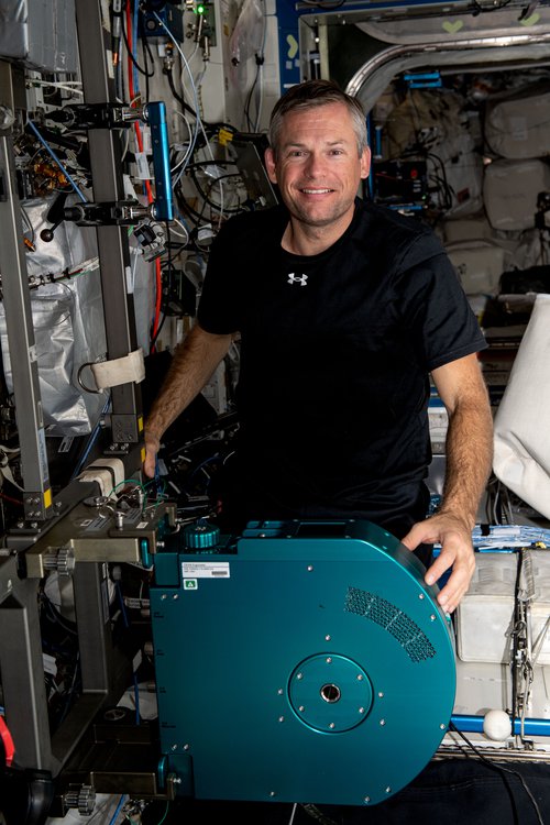 FERGO bike installed on the ISS - image courtesy of the ESA